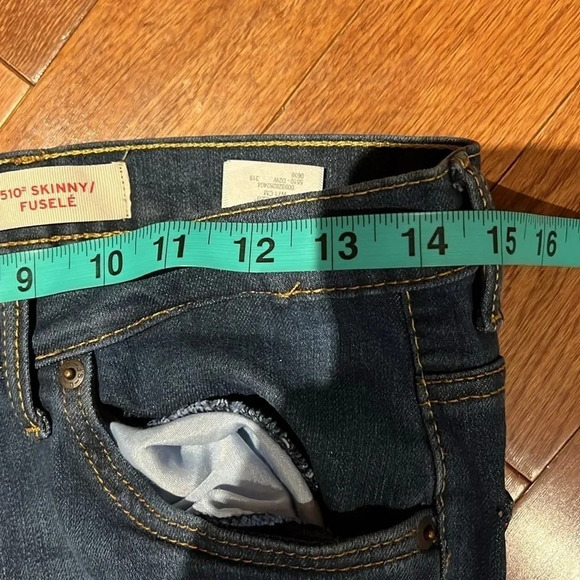 Levi’s strauus blue skinny  5/10 men boys jeans - Picture 8 of 11